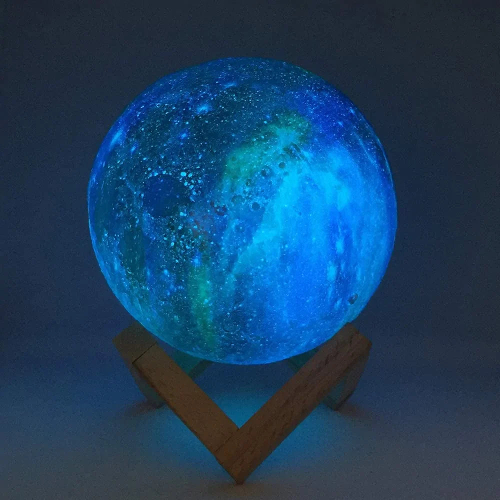 Galaxy Moon Lamp