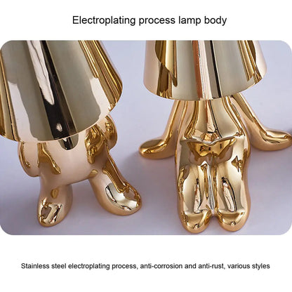 Golden Man LED Touch LampTransform any space instantly with our Golden Man LED Touch Lamp. With a simple touch, activate the warm LED glow and enjoy long-lasting brightness without the need ModernModernGolden Man LED Touch Lamp