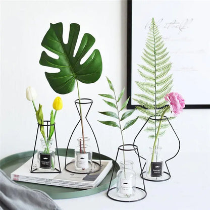 Nordic Style Iron Flower VaseInfuse your space with Nordic charm using our Nordic Style Iron Flower Vase, a stylish and versatile accent for your home.🏡 Nordic Design: Simple yet elegant iron cModernModernNordic Style Iron Flower Vase