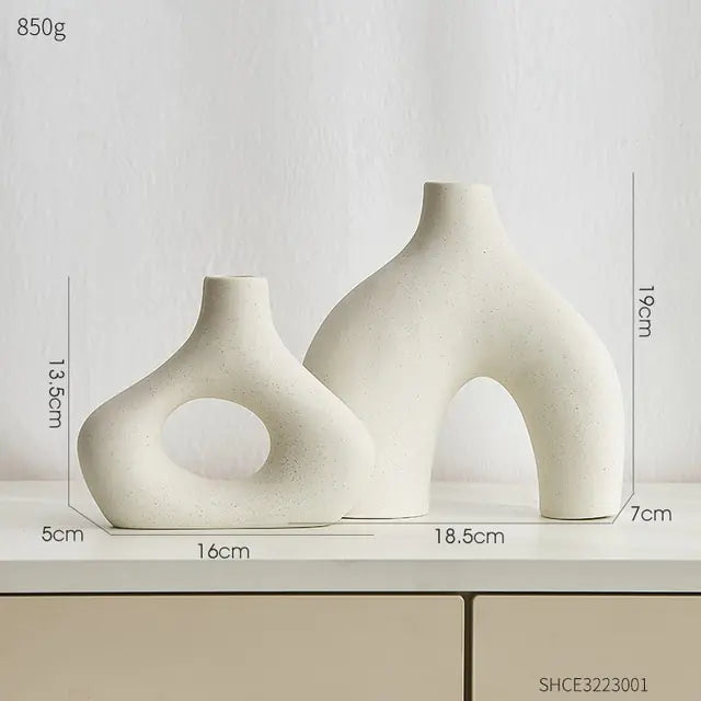 Modern Nordic Style Ceramic Vase