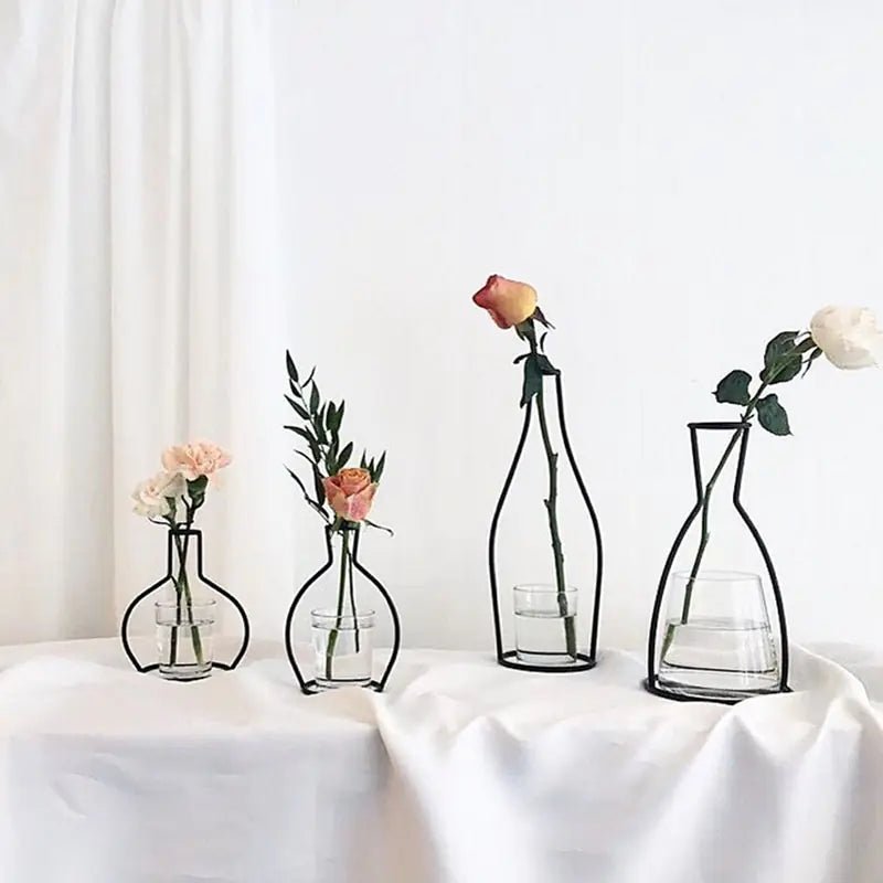 Nordic Style Iron Flower VaseInfuse your space with Nordic charm using our Nordic Style Iron Flower Vase, a stylish and versatile accent for your home.🏡 Nordic Design: Simple yet elegant iron cModernModernNordic Style Iron Flower Vase