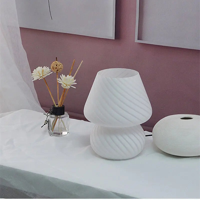 Glass Translucent Bedside LampAdd a touch of elegance to your bedside with our Glass Translucent Bedside Lamp, offering a serene and inviting glow.🌙 Soft Lighting: Casts a warm, gentle light, peModernModernGlass Translucent Bedside Lamp