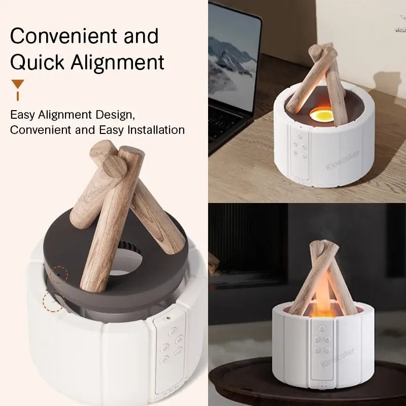 Simulated Flame Aroma Diffuser🔥Create Ambiance Anywhere🔥
Transform your space into a cozy retreat with our Simulated Flame Aroma Diffuser. Experience the mesmerizing effect of a bonfire with its ModernModernSimulated Flame Aroma Diffuser🔥