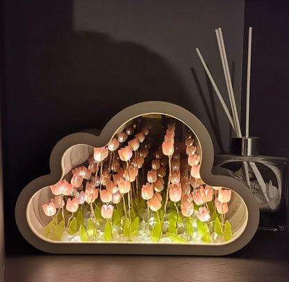 Cloud Tulip Mirror LampIlluminate your space with the soft glow of our Cloud Tulip Mirror Lamp, blending natural beauty with modern design.🌷 Unique Tulip Design: Inspired by the delicate ModernModernCloud Tulip Mirror Lamp